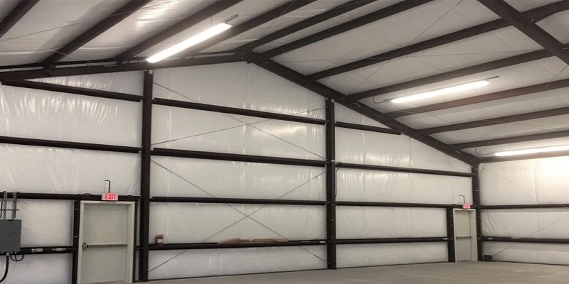 vinyl backed fiberglass insulation for metal buildings