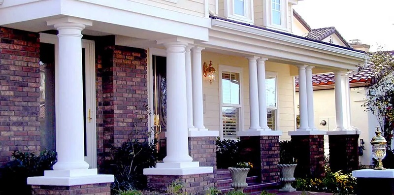 are custom fiberglass columns structural