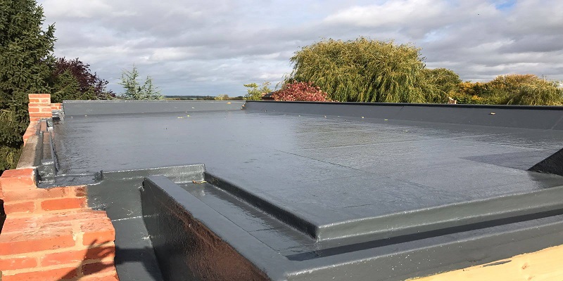 fibre glass roof covering paint