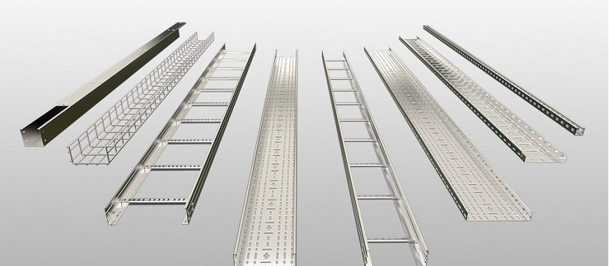 cable arrangement on cable tray